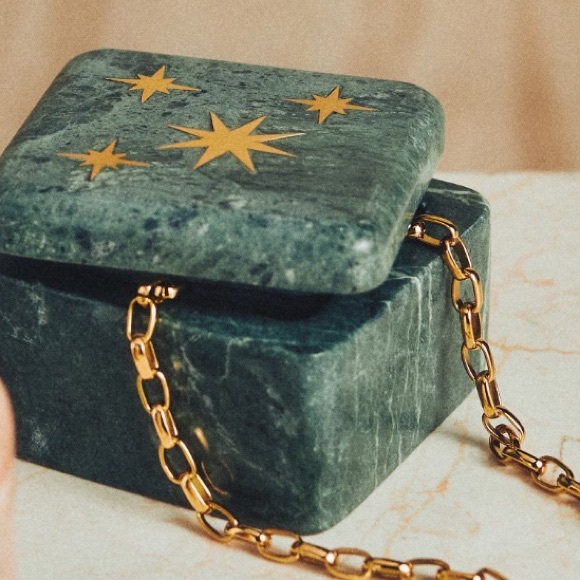 Starry Nights Marble Star Trinket Box - Picture 10 of 11